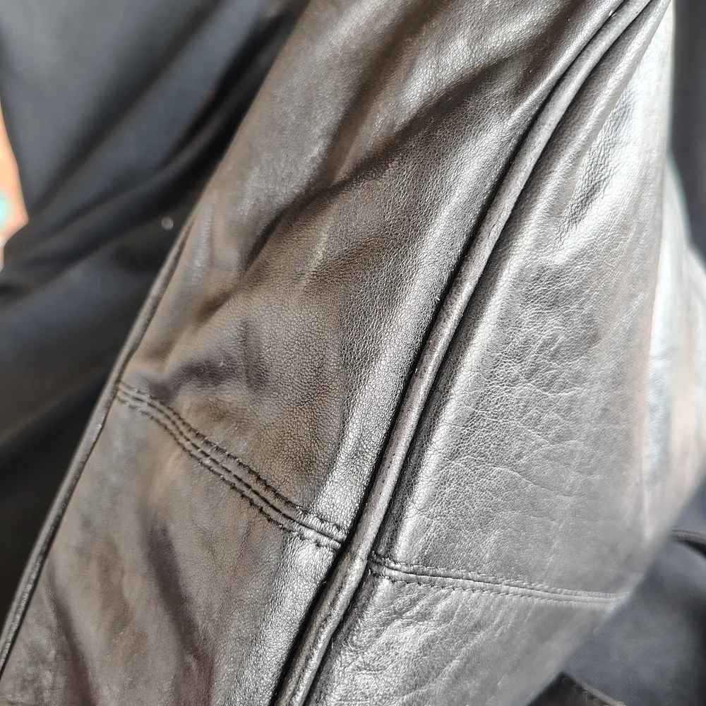 Latico Black Leather Laptop Bag